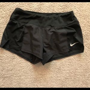 black nike shorts